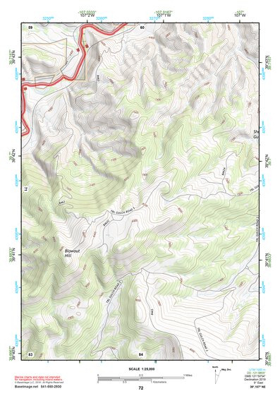 39107NE Page 72 Glenwood Springs Topo Preview 1