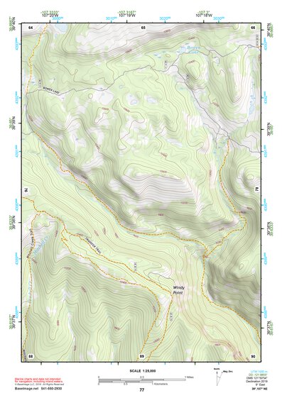 39107NE Page 77 Glenwood Springs Topo Preview 1