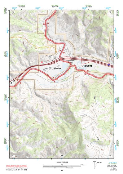39107NE Page 83 Glenwood Springs Topo Preview 1