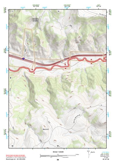 39107NE Page 84 Glenwood Springs Topo Preview 1