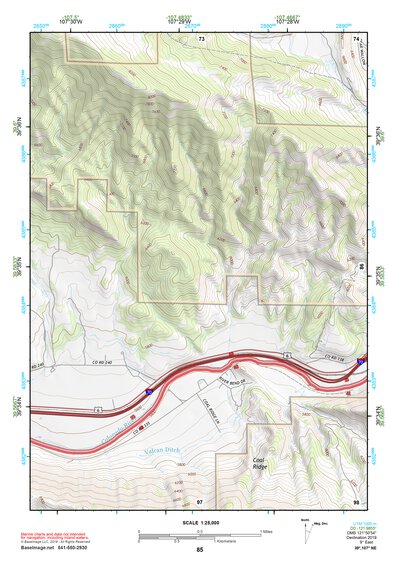 39107NE Page 85 Glenwood Springs Topo Preview 1