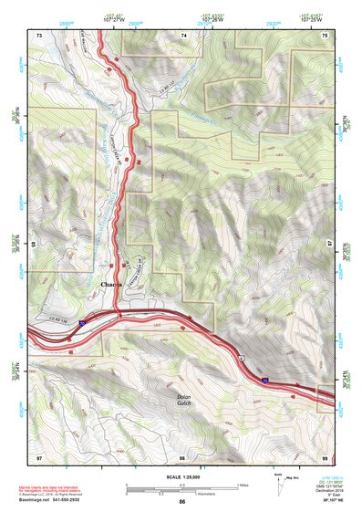 39107NE Page 86 Glenwood Springs Topo Preview 1