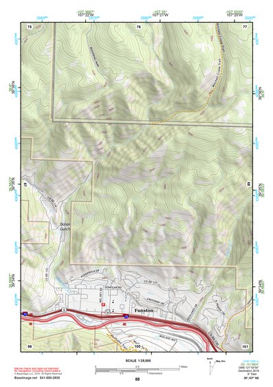 39107NE Page 88 Glenwood Springs Topo Preview 1