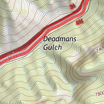 39107NE Page 91 Glenwood Springs Topo Preview 3