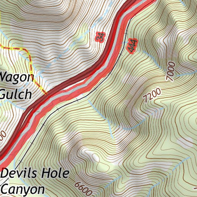 39107NE Page 92 Glenwood Springs Topo Preview 3