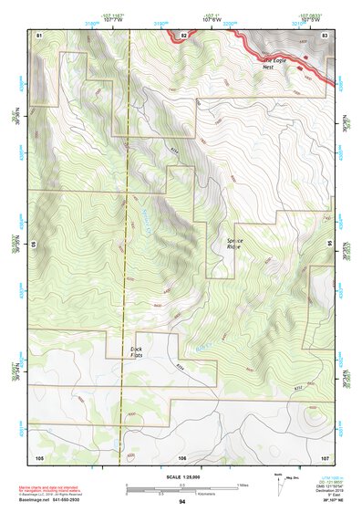 39107NE Page 94 Glenwood Springs Topo Preview 1