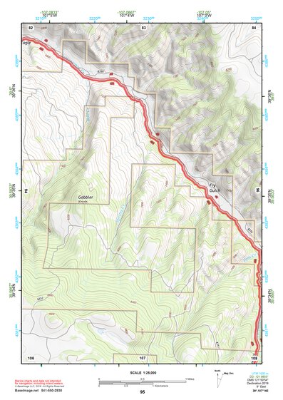 39107NE Page 95 Glenwood Springs Topo Preview 1