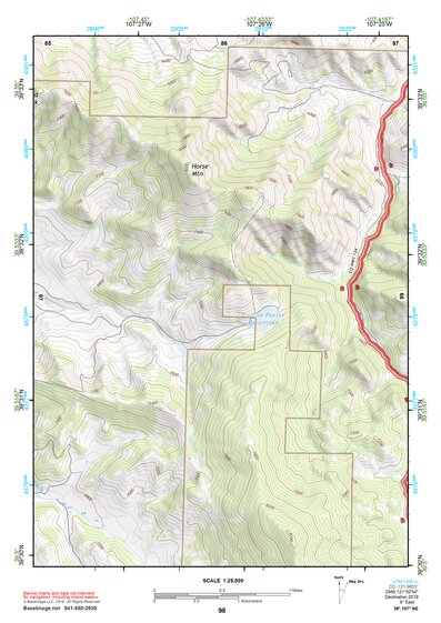 39107NE Page 98 Glenwood Springs Topo Preview 1