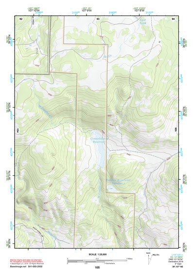 39107NE Page 105 Glenwood Springs Topo Preview 1