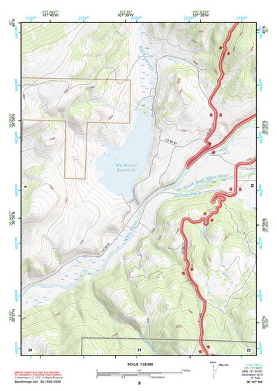39107NW Page 9 Glenwood Springs Topo Preview 1