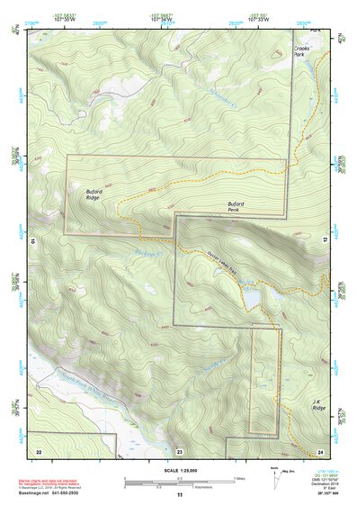 39107NW Page 11 Glenwood Springs Topo Preview 1