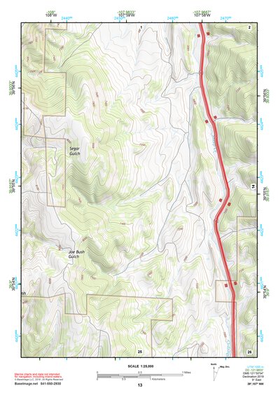 39107NW Page 13 Glenwood Springs Topo Preview 1
