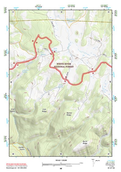 39107NW Page 44 Glenwood Springs Topo Preview 1