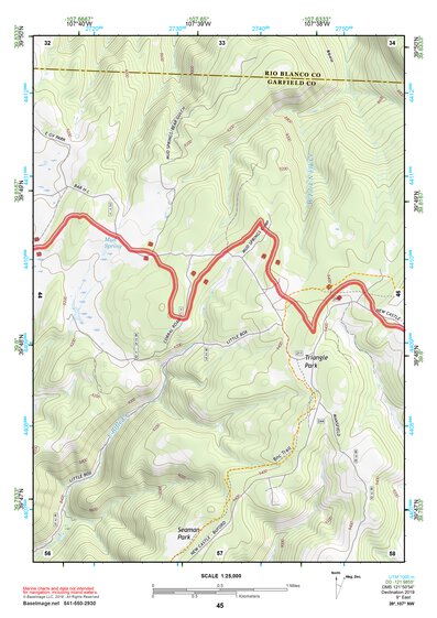 39107NW Page 45 Glenwood Springs Topo Preview 1
