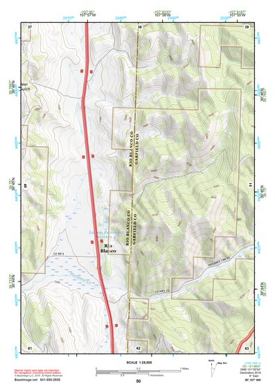 39107NW Page 50 Glenwood Springs Topo Preview 1