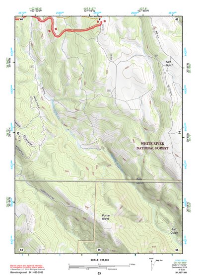 39107NW Page 53 Glenwood Springs Topo Preview 1