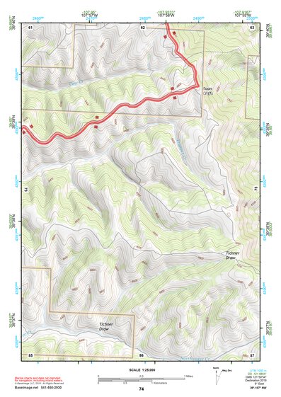 39107NW Page 74 Glenwood Springs Topo Preview 1