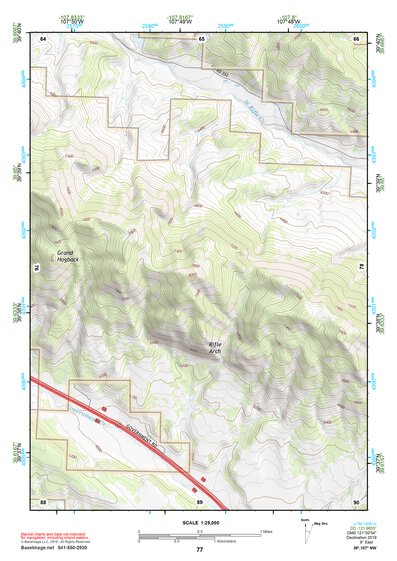 39107NW Page 77 Glenwood Springs Topo Preview 1