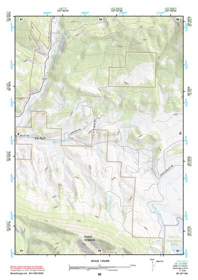 39107NW Page 80 Glenwood Springs Topo Preview 1