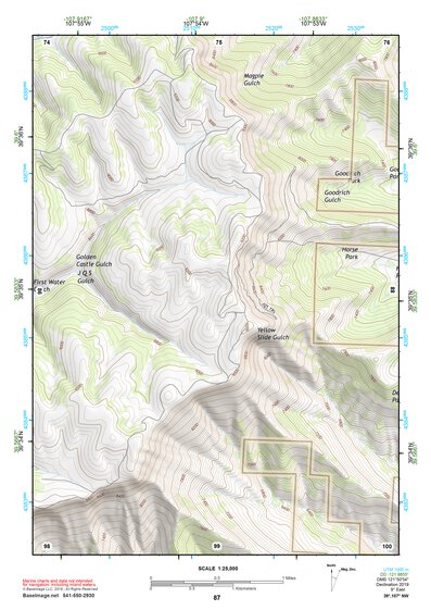 39107NW Page 87 Glenwood Springs Topo Preview 1