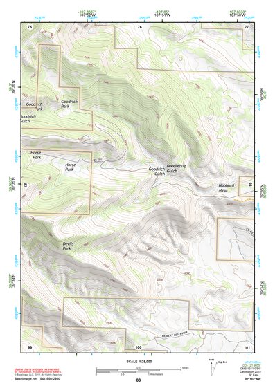 39107NW Page 88 Glenwood Springs Topo Preview 1