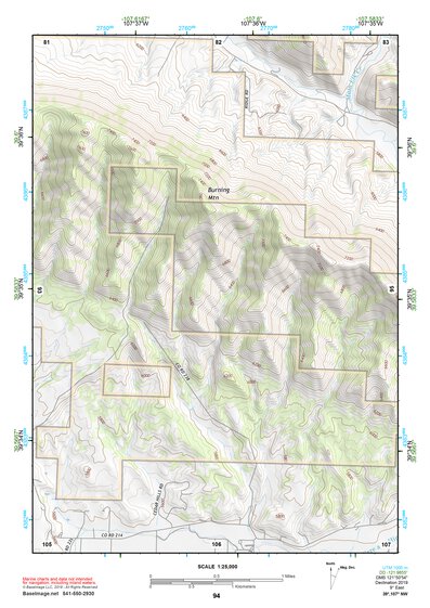 39107NW Page 94 Glenwood Springs Topo Preview 1
