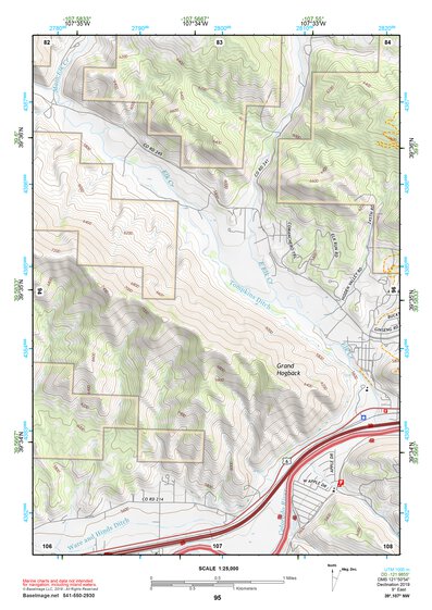 39107NW Page 95 Glenwood Springs Topo Preview 1
