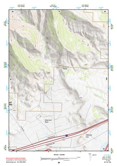 39107NW Page 99 Glenwood Springs Topo Preview 1