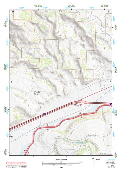 39107NW Page 100 Glenwood Springs Topo Preview 1