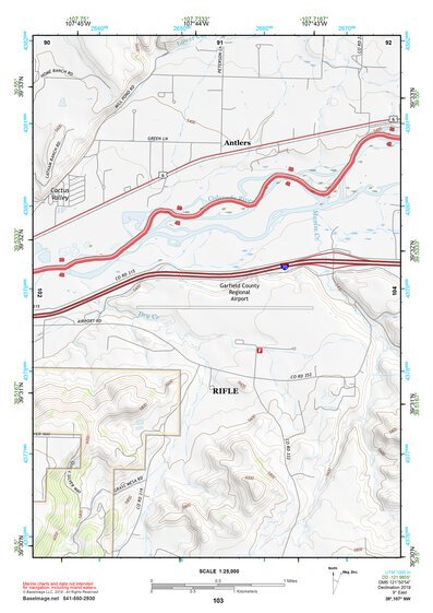 39107NW Page 103 Glenwood Springs Topo Preview 1