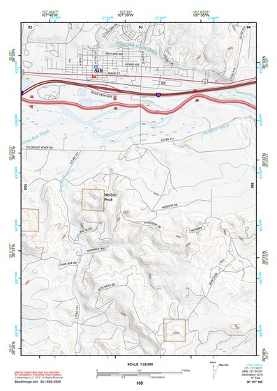 39107NW Page 105 Glenwood Springs Topo Preview 1