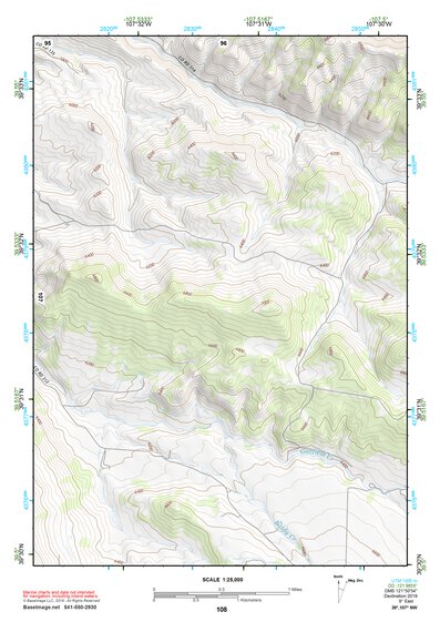 39107NW Page 108 Glenwood Springs Topo Preview 1