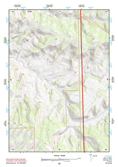 39109NE Page 23 Seep Ridge Topo Preview 1
