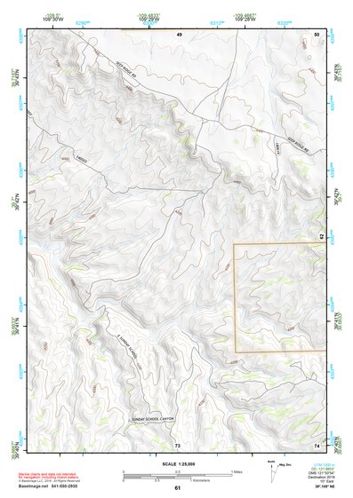 39109NE Page 61 Seep Ridge Topo Preview 1