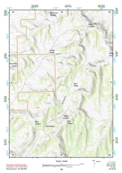39109NE Page 76 Seep Ridge Topo Preview 1