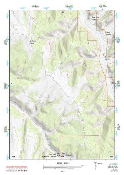 39109NE Page 92 Seep Ridge Topo Preview 1