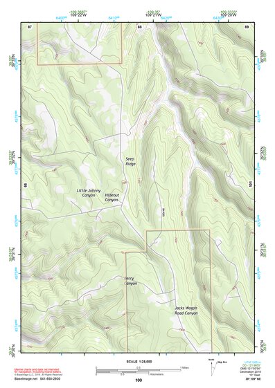 39109NE Page 100 Seep Ridge Topo Preview 1
