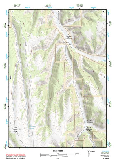 39109NE Page 105 Seep Ridge Topo Preview 1