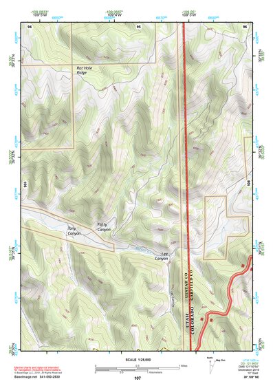 39109NE Page 107 Seep Ridge Topo Preview 1