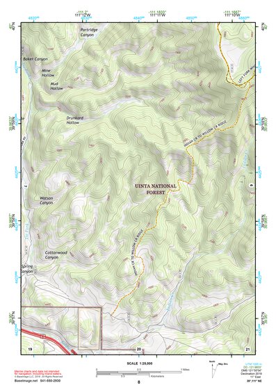 39111NE Page 8 Nephi Topo Preview 1