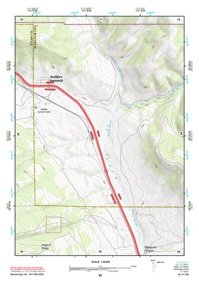 39111NE Page 23 Nephi Topo Preview 1