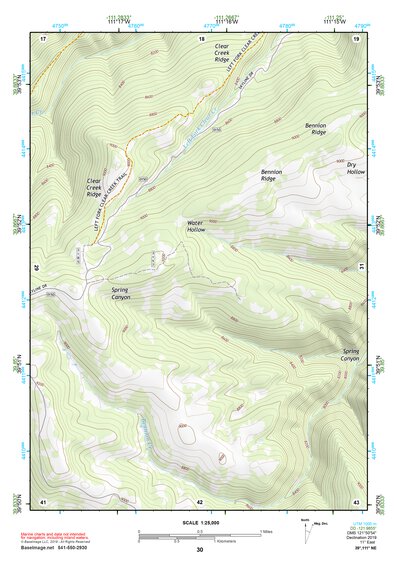 39111NE Page 30 Nephi Topo Preview 1