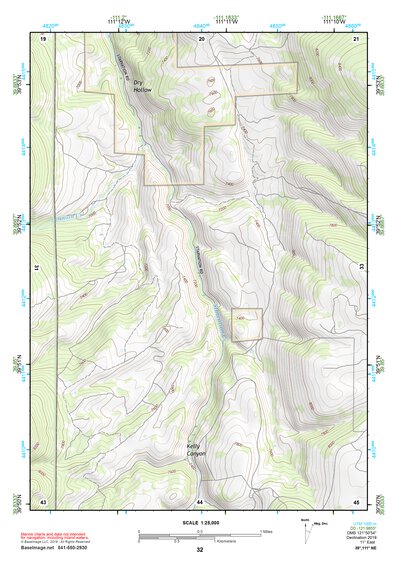 39111NE Page 32 Nephi Topo Preview 1