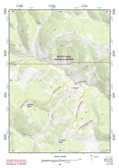 39111NE Page 41 Nephi Topo Preview 1