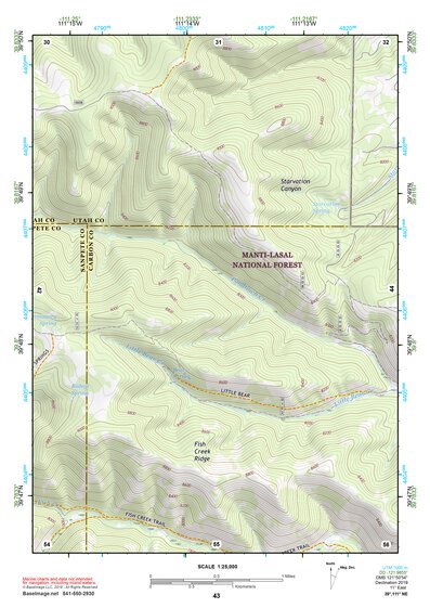 39111NE Page 43 Nephi Topo Preview 1