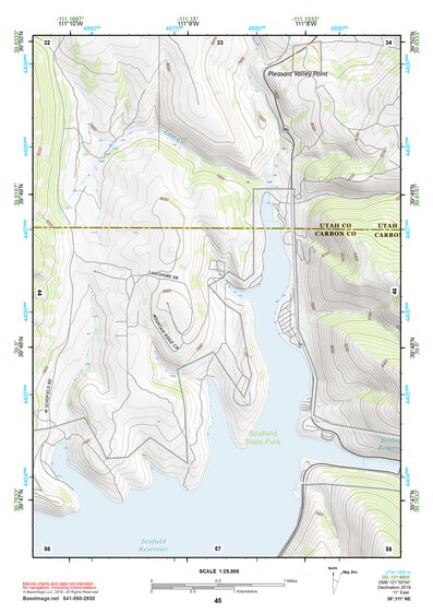 39111NE Page 45 Nephi Topo Preview 1