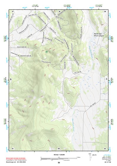 39111NE Page 50 Nephi Topo Preview 1
