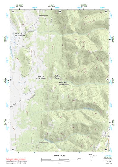 39111NE Page 51 Nephi Topo Preview 1