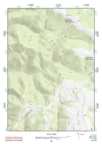 39111NE Page 52 Nephi Topo Preview 1