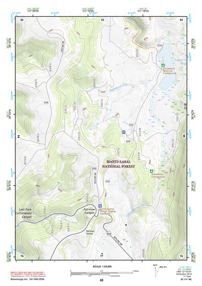 39111NE Page 65 Nephi Topo Preview 1